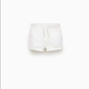 Zara | White Shorts | Size 12-18MO | NWOT